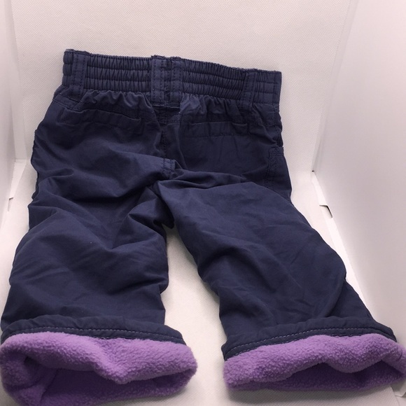 Old Navy Infant Girls Cozy Warm Fleece Lined Pants 12-18 Months - Picture 4 of 11